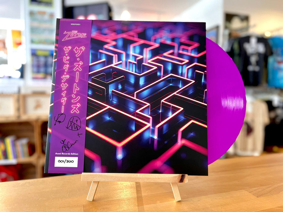 The Zutons The Big Decider Vinyl LP Signed Assai Obi Edition Neon Violet Colour 2024