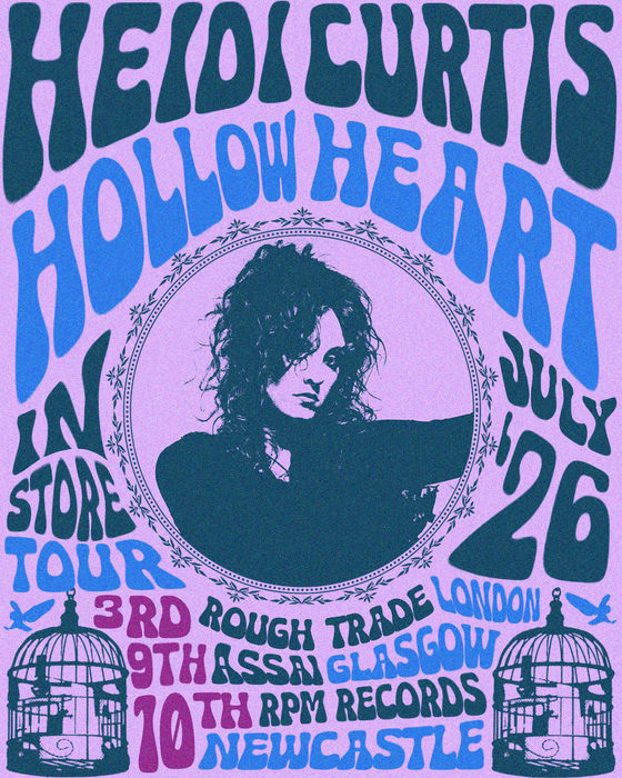 Heidi Curtis Hollow Heart Instore Performance & Signing Glasgow (5pm Thursday 9th July 2026)