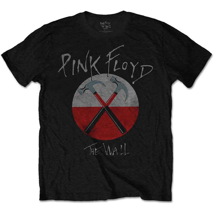 Pink Floyd The Wall Hammers Logo Black Medium Unisex T-Shirt