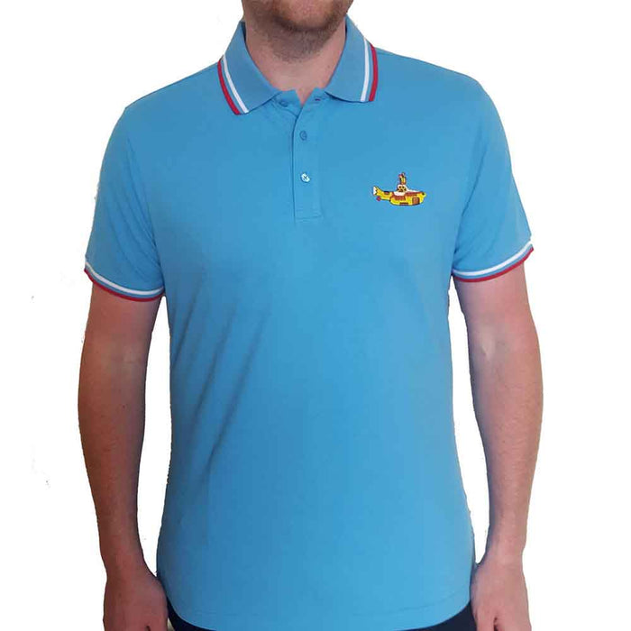 The Beatles Yellow Submarine Light Blue Small Unisex Polo Shirt