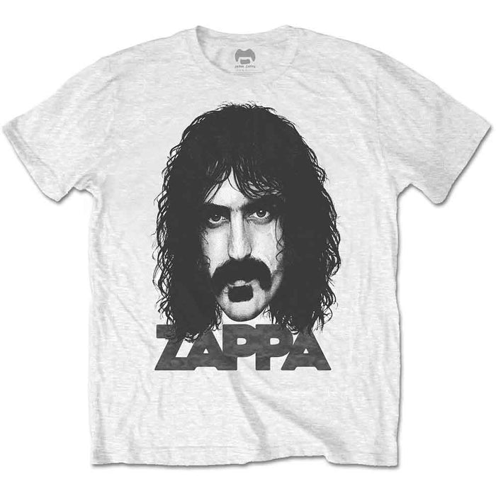 Frank Zappa Big Face White Medium Unisex T-Shirt