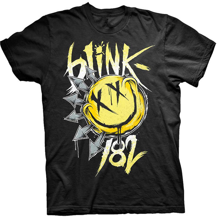 Blink 182 Big Smile Black Large Unisex T-Shirt