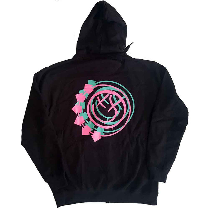 Blink 182 Double Six Arrow Smiley Black Small Unisex Hoodie