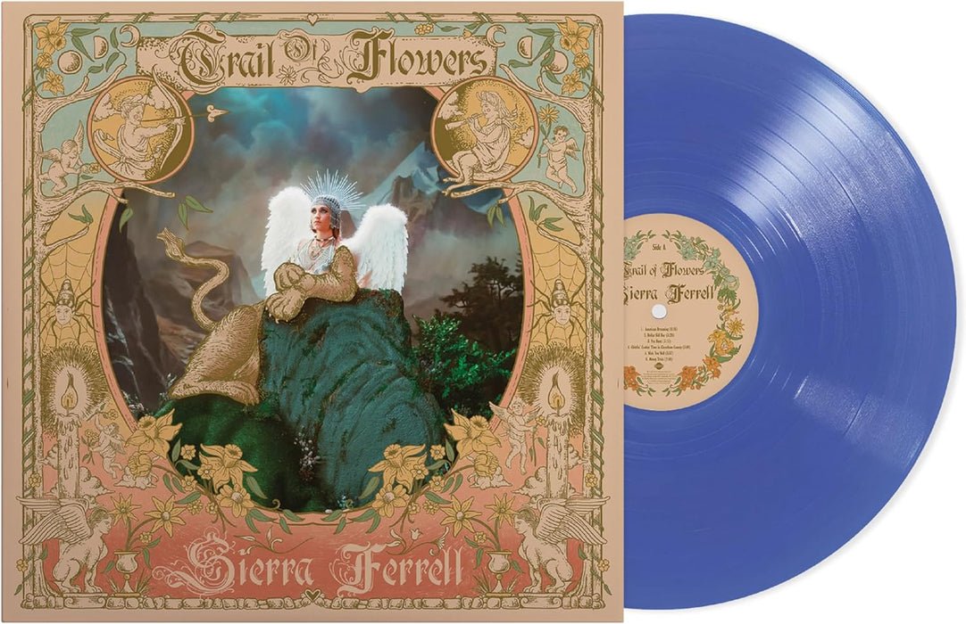 Sierra Ferrell Trail Of Flowers Vinyl LP Transparent Blue Colour + Signed Print 2024