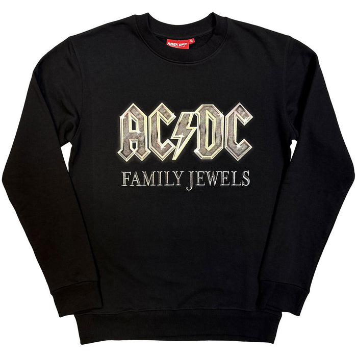 AC/DC Family Jewels Black X-Large Sweatshirt