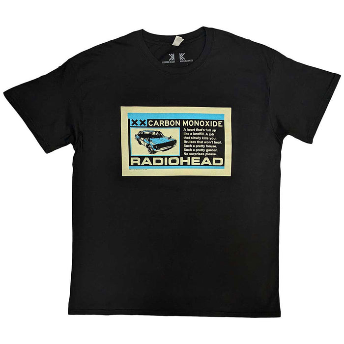 Radiohead Carbon Patch Black X-Large T-Shirt