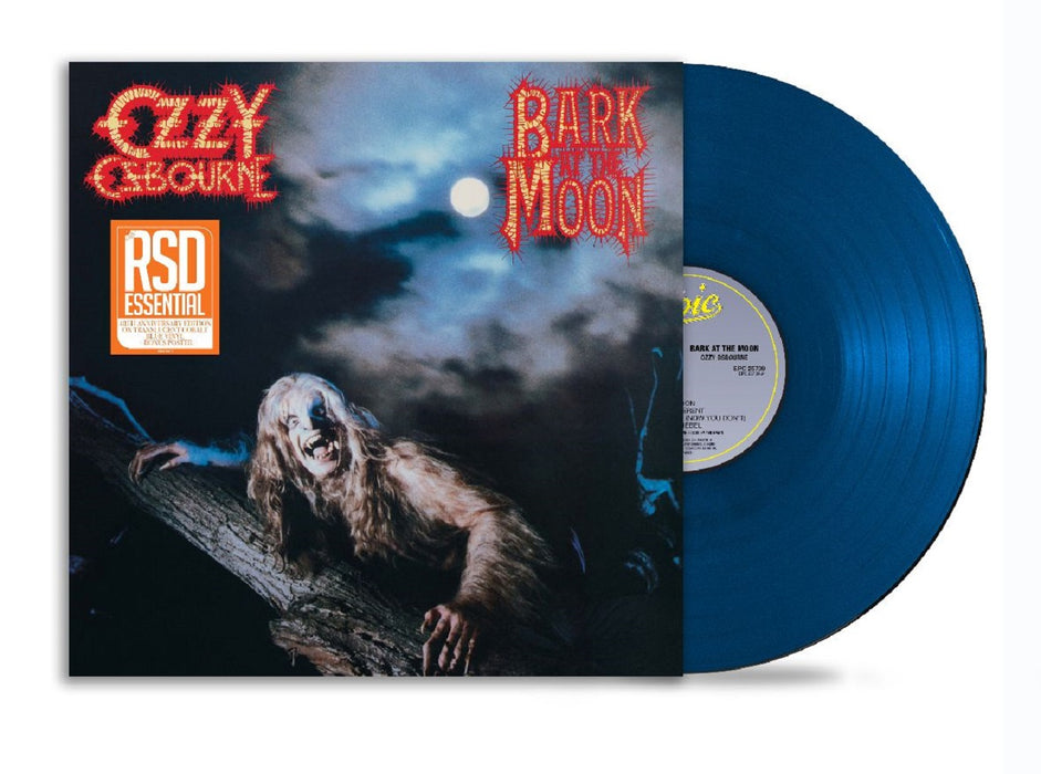 Ozzy Osbourne Bark At the Moon Vinyl LP Translucent Cobalt Blue Colour 2023