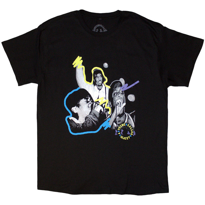 A Tribe Called Quest Paint Black Small T-Shirt