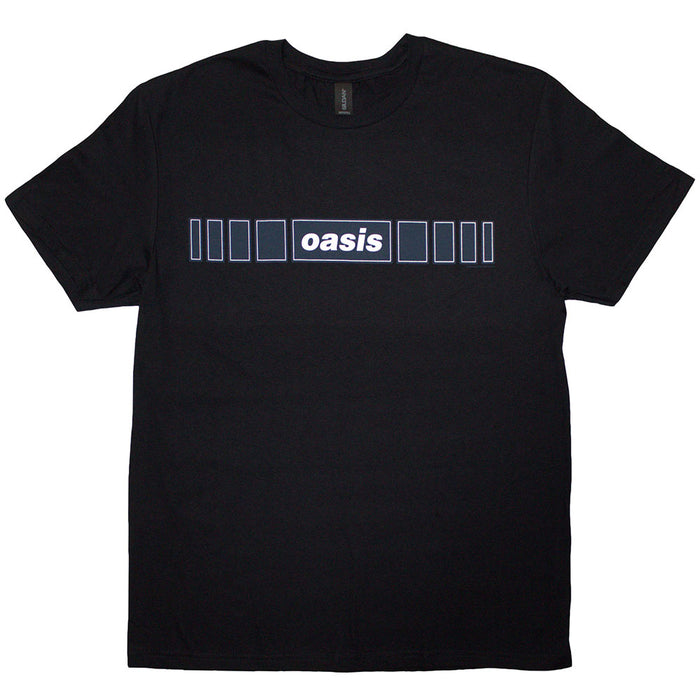 Oasis Horizontal Bars Logo Black XX-Large T-Shirt