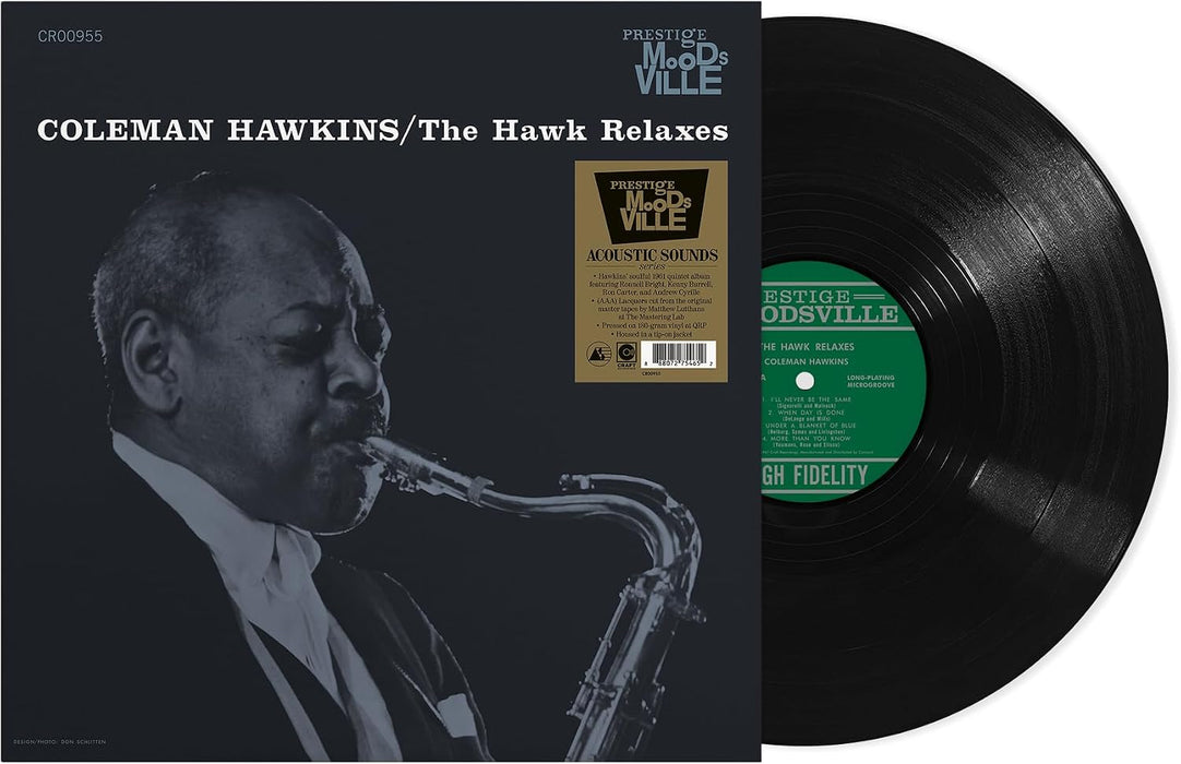 Coleman Hawkins The Hawk Relaxes Vinyl LP Due Out 18/09/26