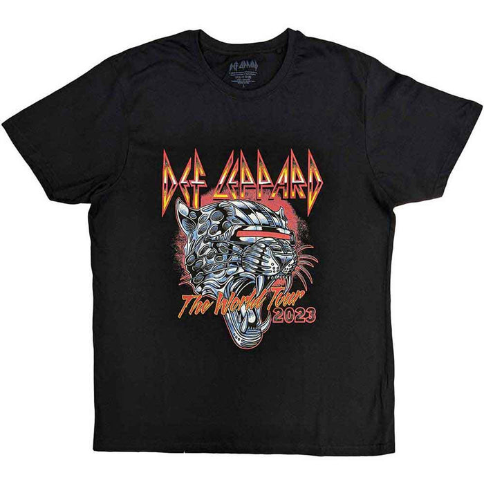 Def Leppard Tour 2023 Black Small T-Shirt