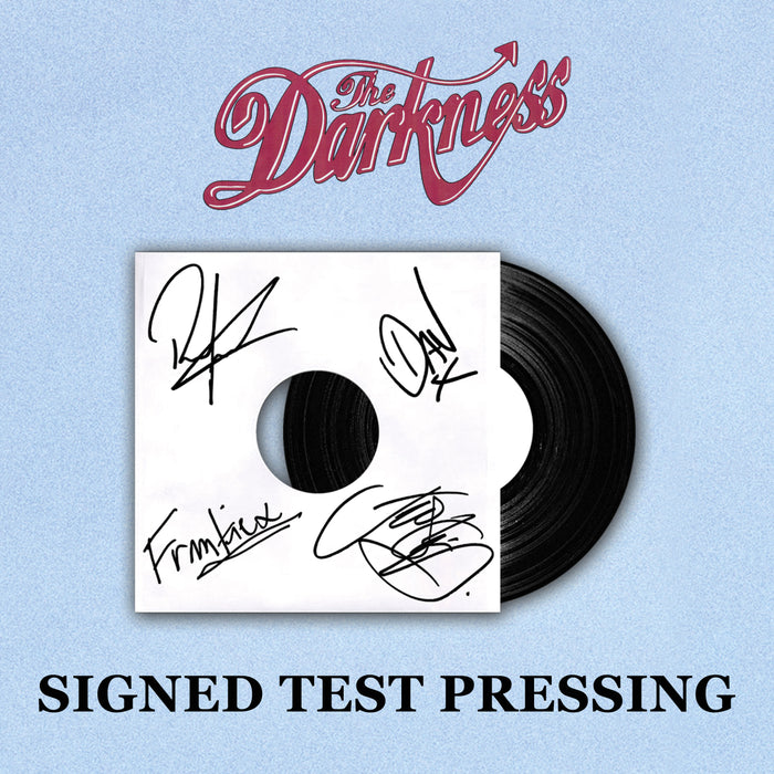 The Darkness Dreams On Toast Vinyl LP Signed Assai Obi Edition Blue Colour 2025