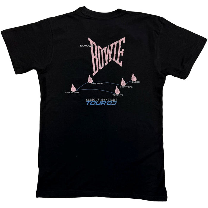 David Bowie 83' Tour Black XX-Large T-Shirt