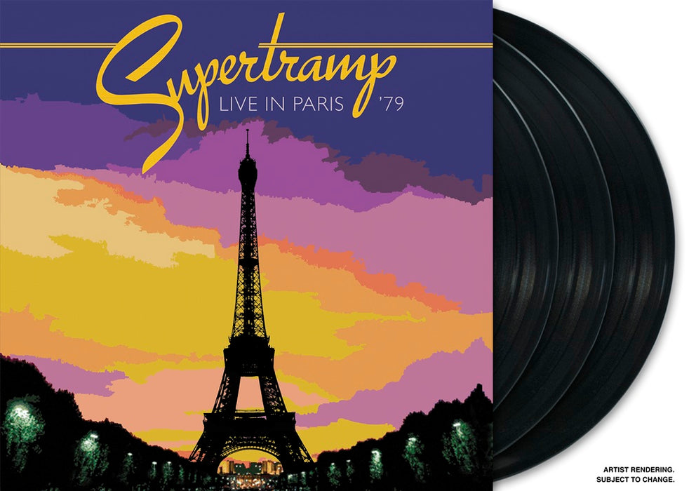 Supertramp Live in Paris '79 Vinyl LP Due Out 28/02/25