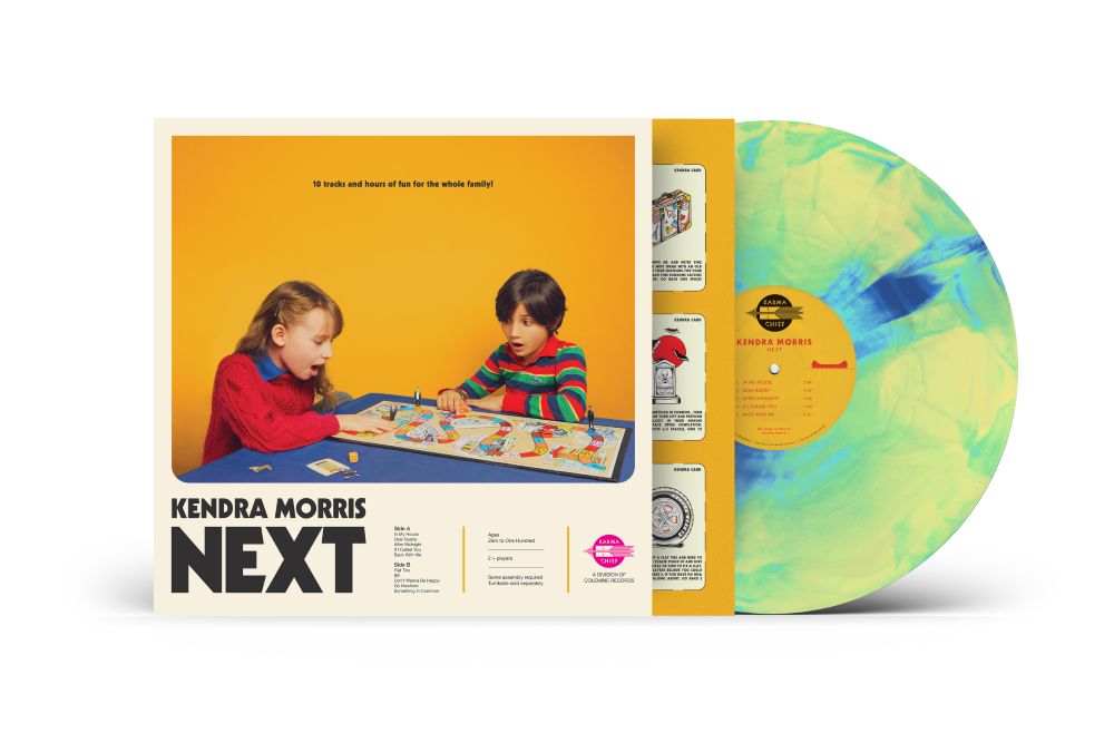 Kendra Morris Next Vinyl LP Indies Blue & Yellow Galaxy Swirl Colour 2025