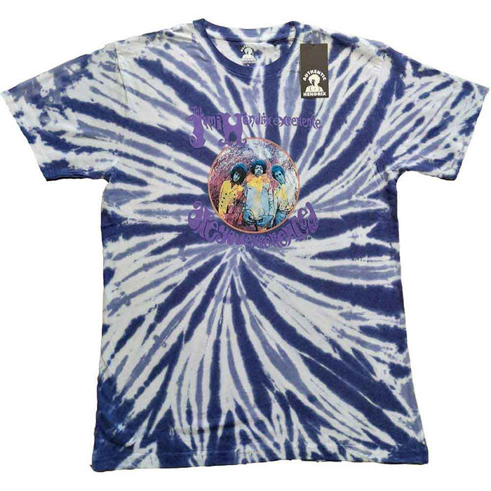 Jimi Hendrix Are You Experienced Purple Dip-Dye Wash Large Unisex T-Shirt