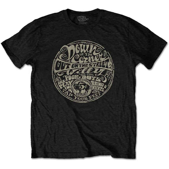 Creedence Clearwater Revival Down On The Corner Black X-Large T-Shirt