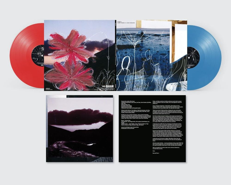 Aquilo A Quiet Invitation To A Hard Conversation / You Should Get Some Sleep Vinyl LP *SIGNED* Transparent Blue & Red Colour Due Out 06/12/24