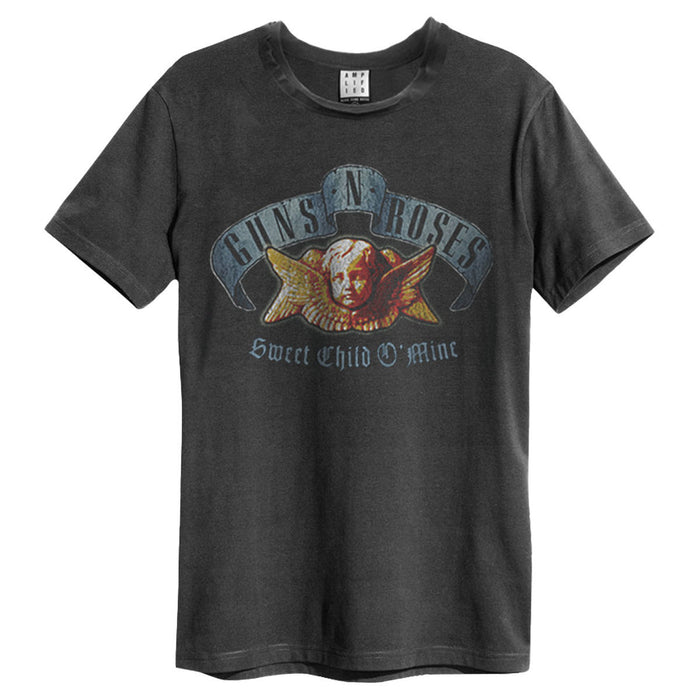 Guns N Roses Sweet Child O Mine Amplified Charcoal Large Unisex T-Shirt