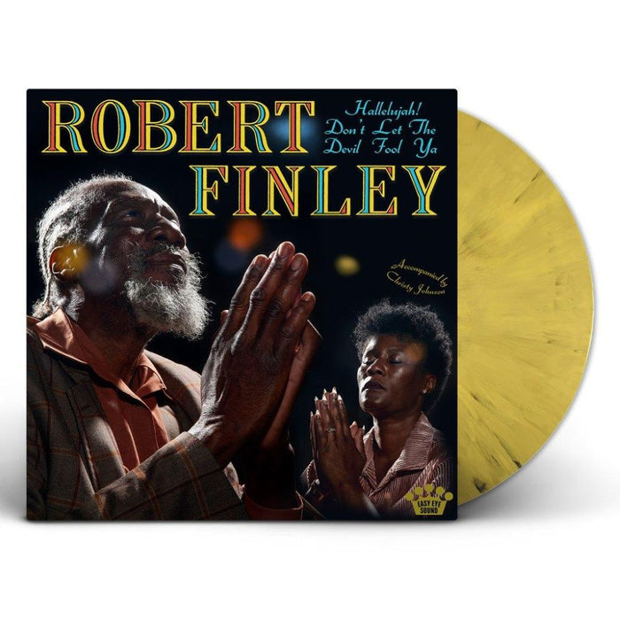 Robert Finley Hallelujah! Don't Let The Devil Fool Ya Vinyl LP Yellow & Black Marble Colour 2025