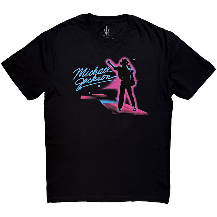 Michael Jackson Neon Black X-Large T-Shirt