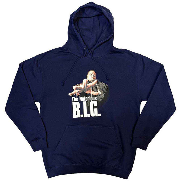 Biggie Smalls Reachstrings Navy Small Hoodie