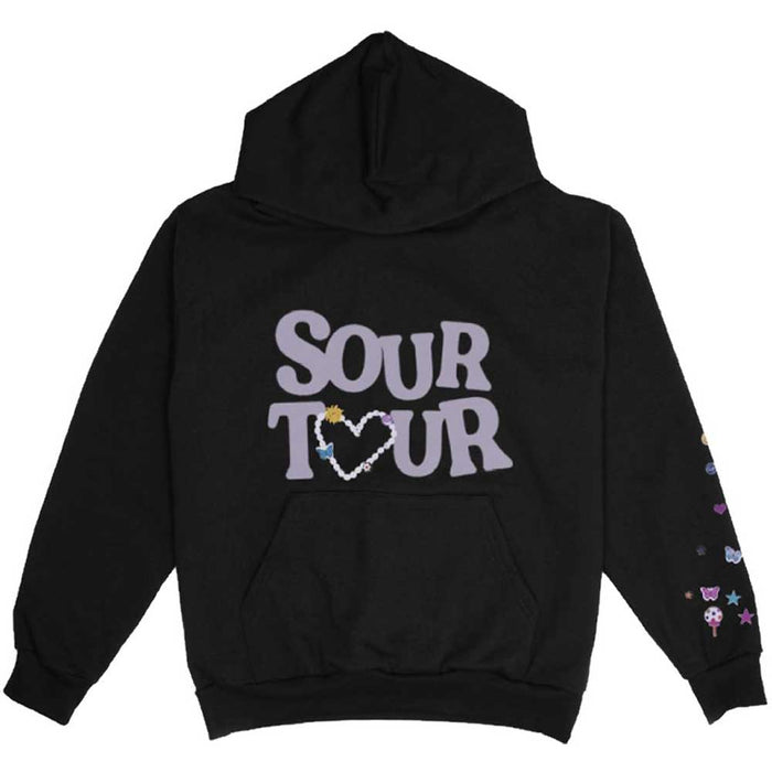 Olivia Rodrigo Sour Tour Black Large Unisex Hoodie