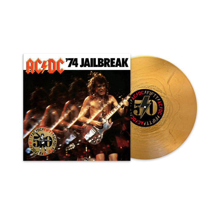 AC/DC 74 Jailbreak Vinyl LP 50th Anniversary Gold Colour 2024