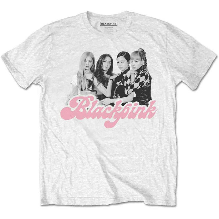 BLACKPINK Photo White Large T-Shirt