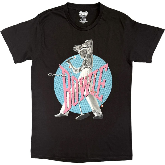 David Bowie Let's Dance Black Small T-Shirt