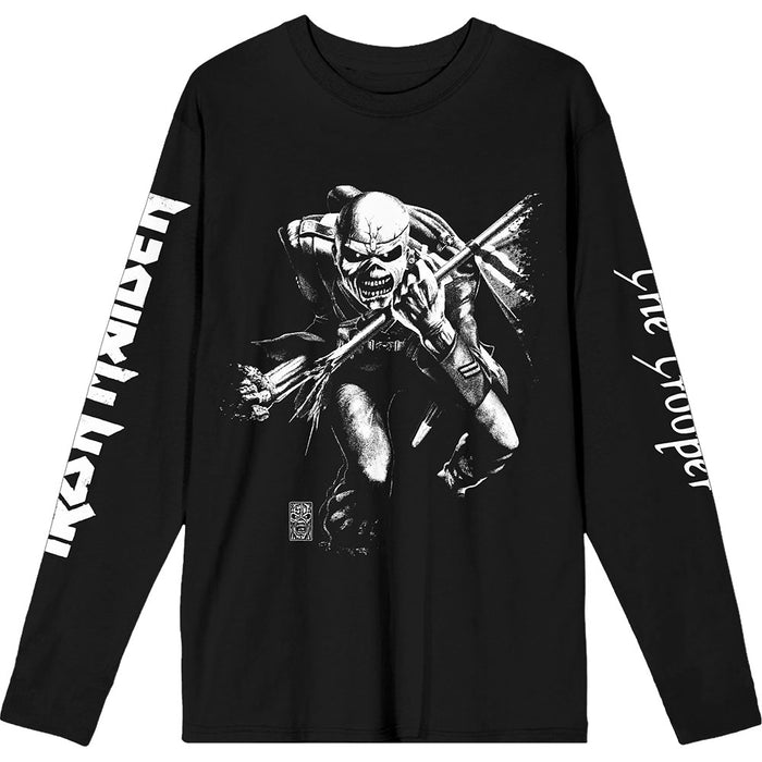 Iron Maiden 50 Trooper Isolated Black X-Large T-Shirt