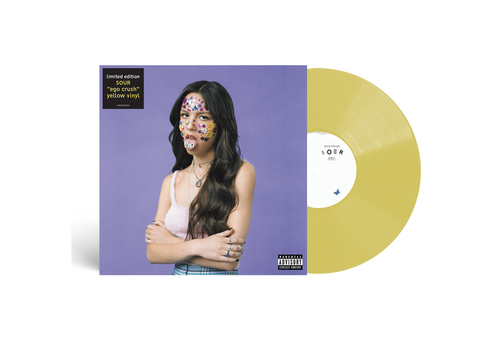 Olvia Rodrigo SOUR Vinyl LP Ego Crush Yellow Colour Due Out 20/11/26