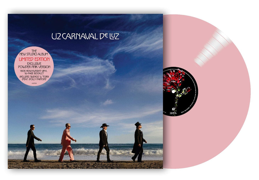 U2 Carnaval De Luz Vinyl LP Indies Powder Rose Pink Colour Due Out 13/11/26