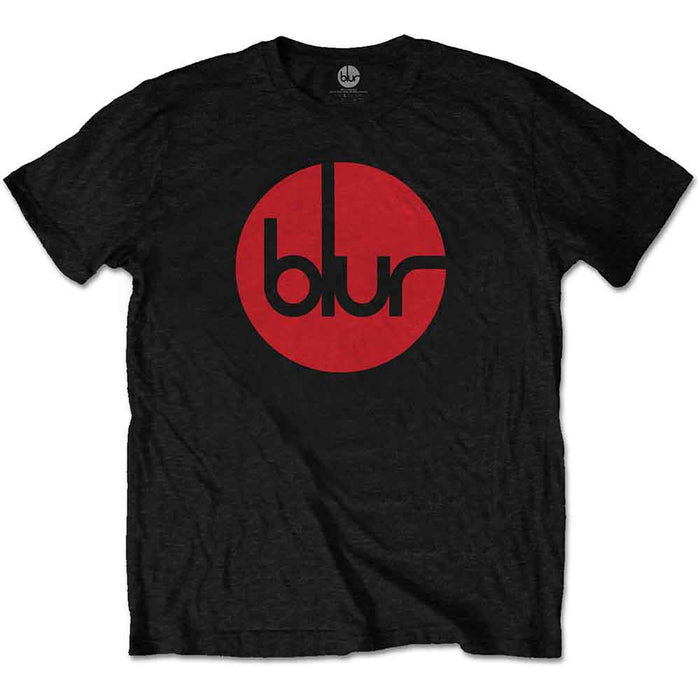 Blur Circle Logo Black Large T-Shirt
