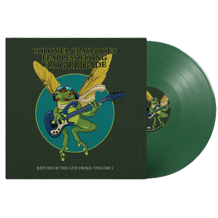 Colonel Claypool's Fearless Flying Frog Brigade Return Of The Live Frogs: Volume 1 Vinyl LP Evergreen Colour 2026