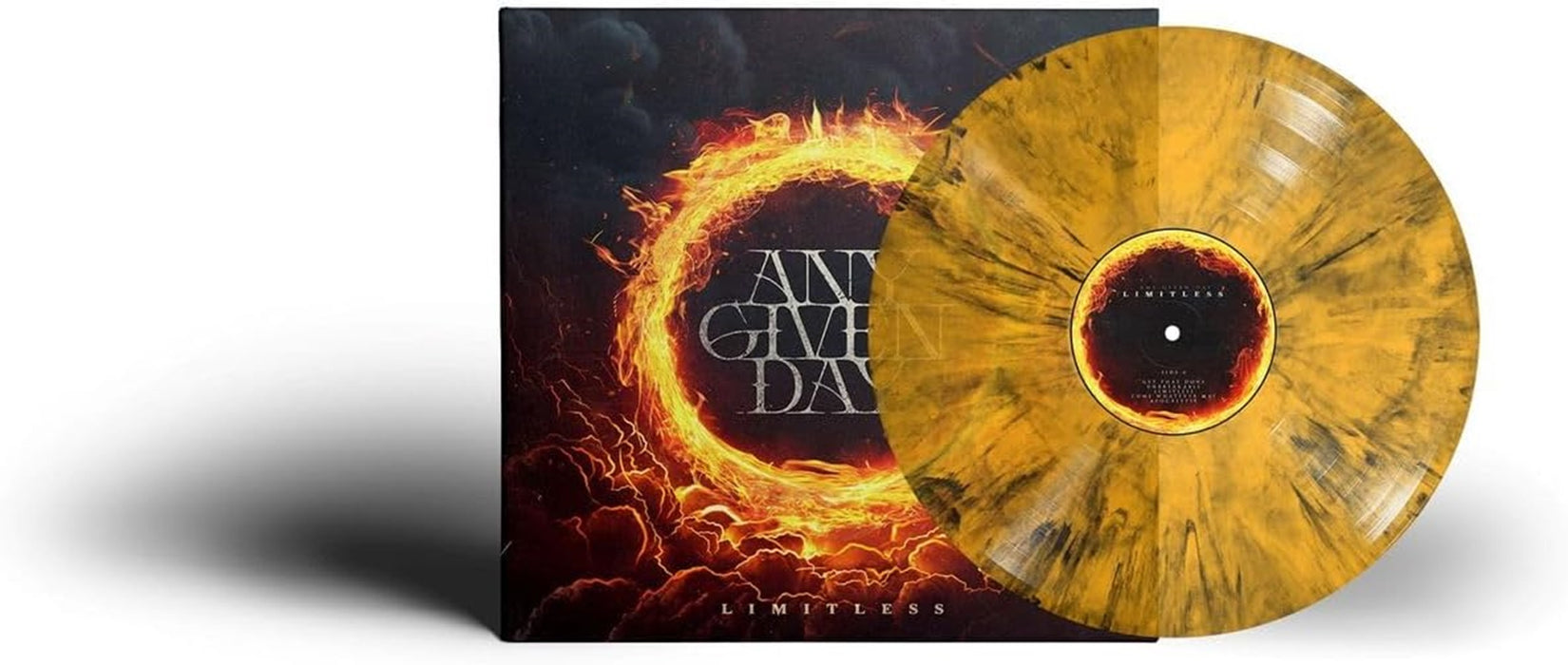 Any Given Day Limitless Vinyl LP Orange Transparent & Black Splatter Colour 2024