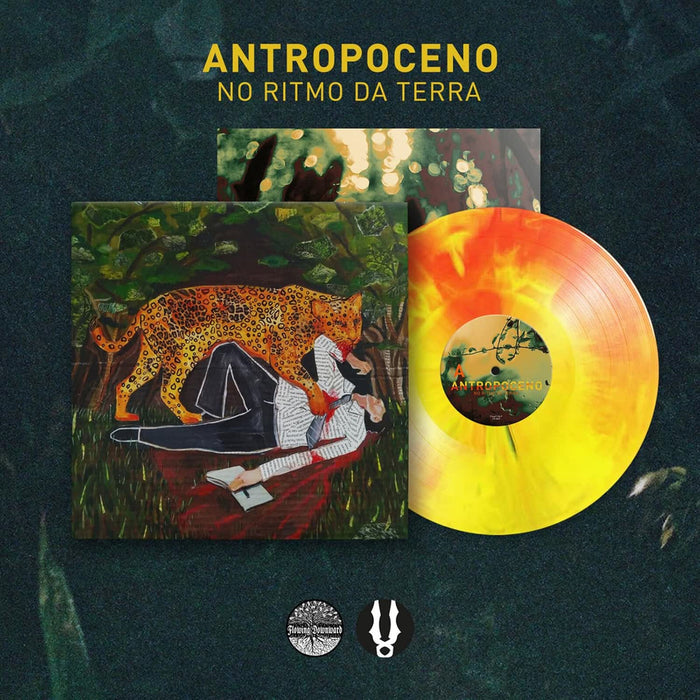 Antropoceno No Ritmo Da Terra Vinyl LP 'Jaguar Maul' Orange and Yellow Galaxy Colour Due Out 11/09/26
