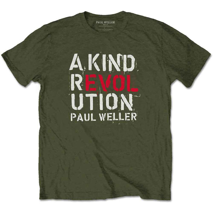 Paul Weller A Kind Revolution Military Green XX-Large T-Shirt