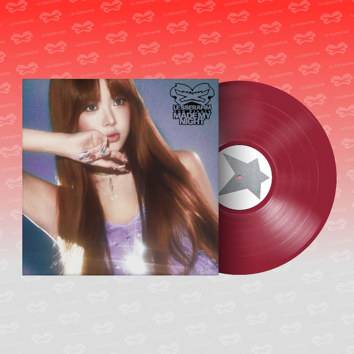 Le Sserafim Made My Night Vinyl LP Warm Red Colour Due Out 23/10/26