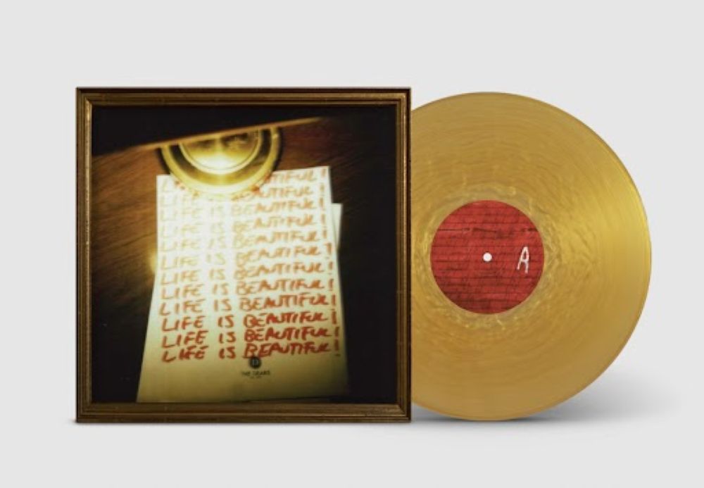 The Dears Life Is Beautiful! Life Is Beautiful! Life Is Beautiful! Vinyl LP Gold Colour 2025