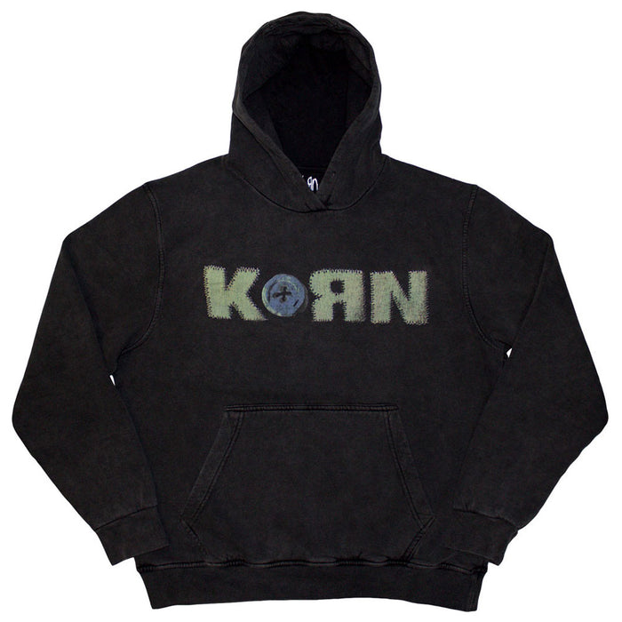Korn Doll Issues Stone Wash Charcoal Grey XX-Large Hoodie