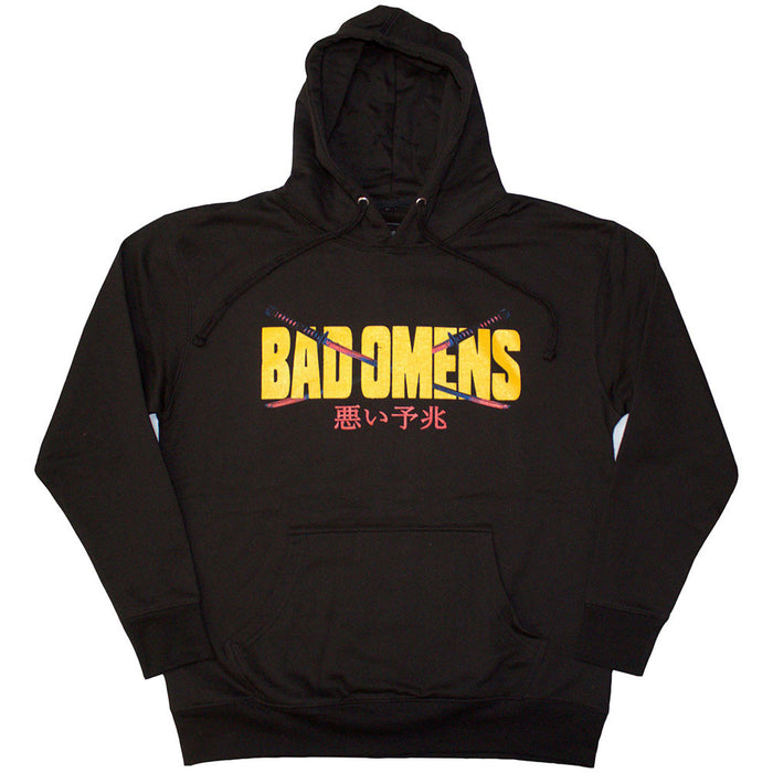 Bad Omens Samurai Woman Black Medium Hoodie
