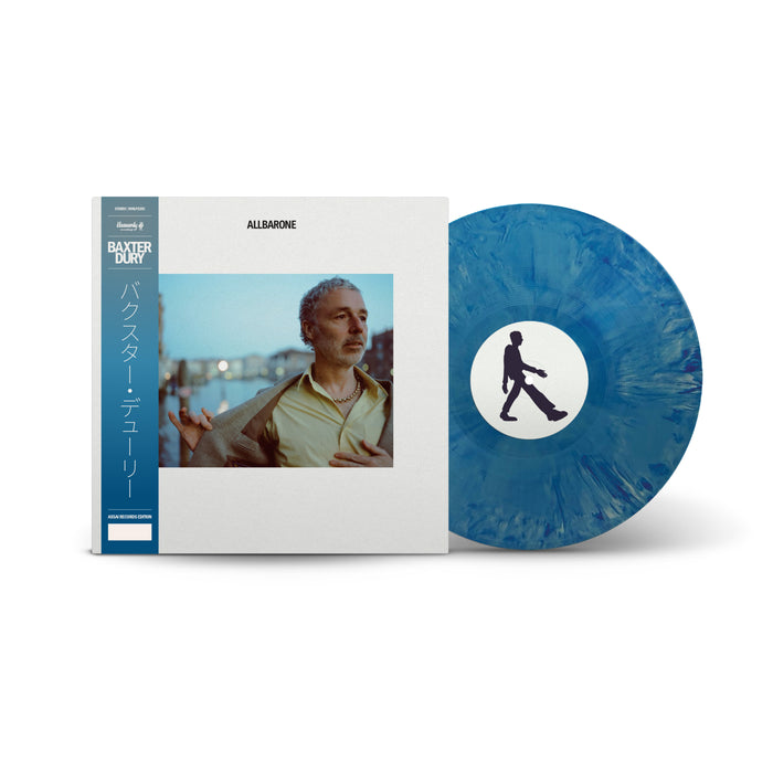 Baxter Dury Allbarone Vinyl LP Signed Assai Obi Edition Venetian Marble Blue Colour 2025