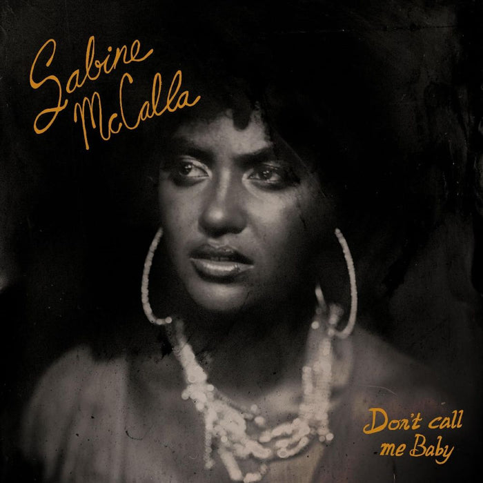 Sabine McCalla Don't Call Me Baby Vinyl LP Orange and Black Marble Colour 2025