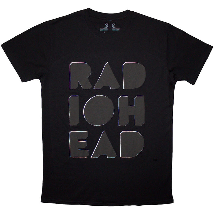 Radiohead Note Pad Debossed Black Small T-Shirt