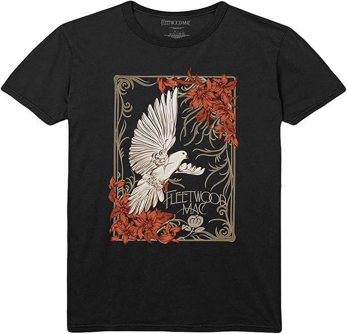 Fleetwood Mac Dove Black Large T-Shirt