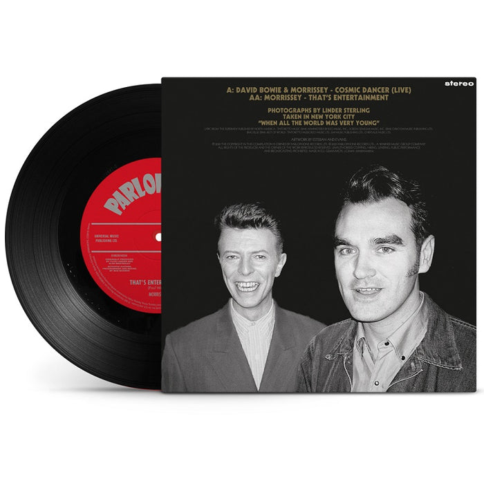 David Bowie & Morrissey Cosmic Dancer Vinyl 7" Single 2021