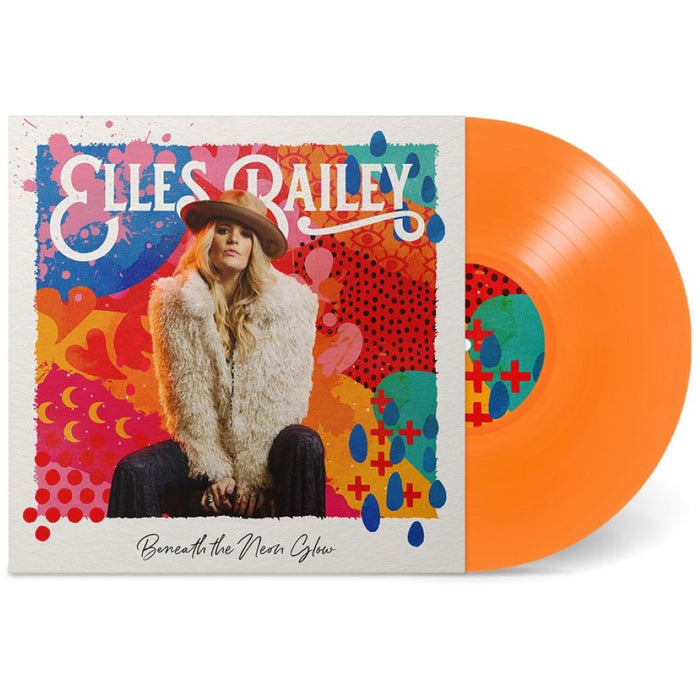 Elles Bailey Beneath The Neon Glow Vinyl LP Indies Orange Colour 2024