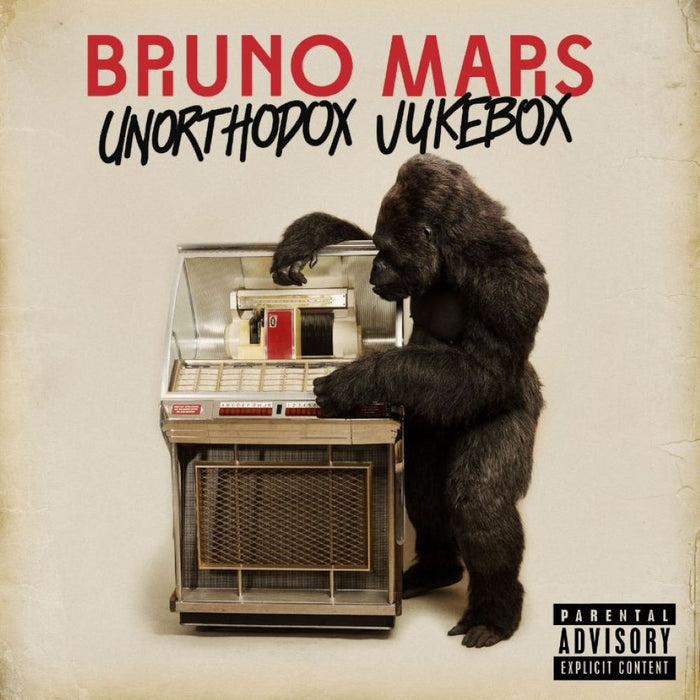 Bruno Mars Unorthodox Jukebox Vinyl LP Red w/Black Splatter Colour 2024