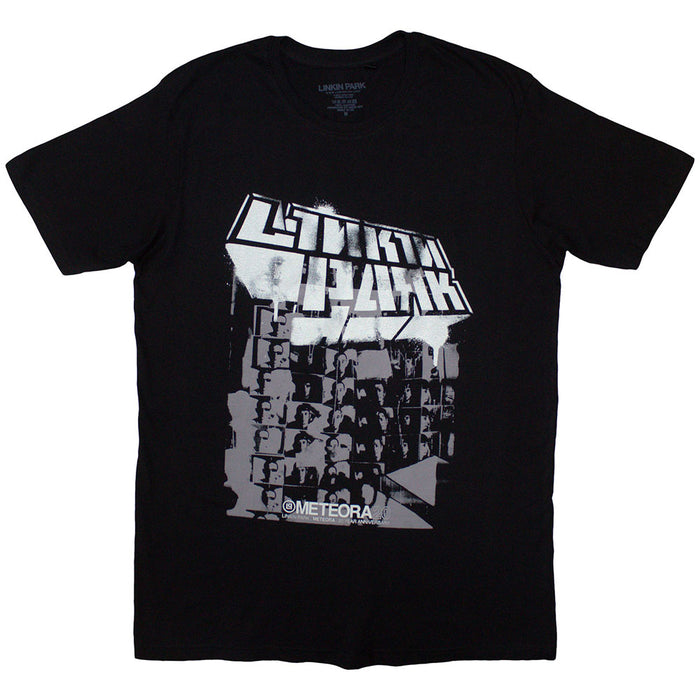 Linkin Park Spray Collage Black Small T-Shirt